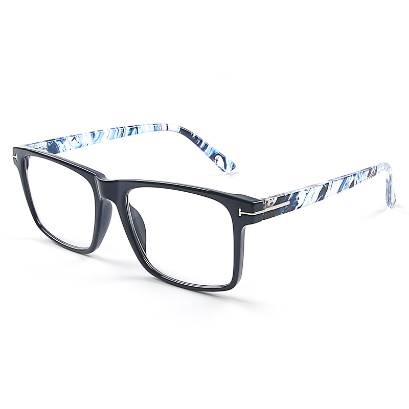  EMMA Fashion Square Pc Anti Blue Light Blocking Glasses Computer Gaming Eyewear Reader Glasses LR-P7855