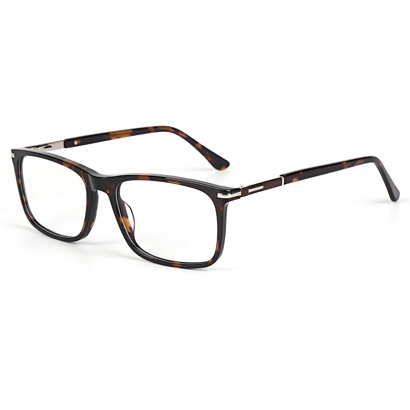  Fashion Square Eyewear Custom Logo Clear Acetate Optical Glasses Frames EM2915