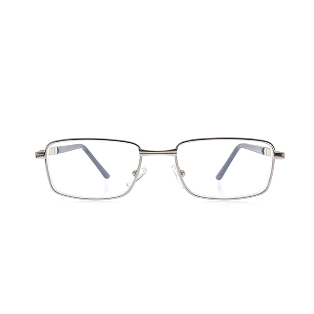 Wholesale metal frame flexible anti blue reading glasses LR-M1553