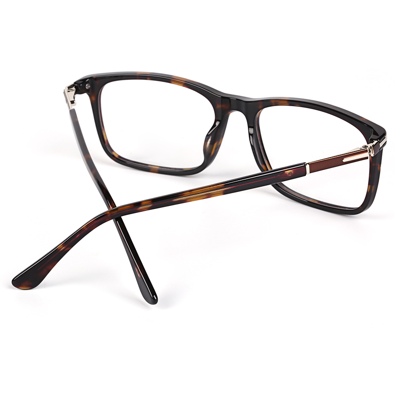  Fashion Square Eyewear Custom Logo Clear Acetate Optical Glasses Frames EM2915